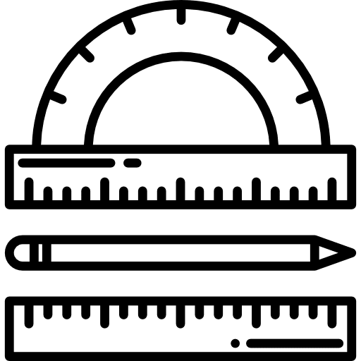 Straightedge straightedge measuring utensils ruler icon