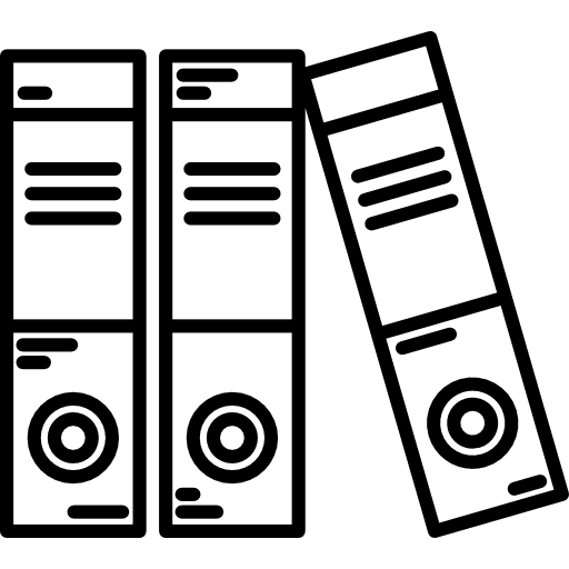 Folders archives file business icon