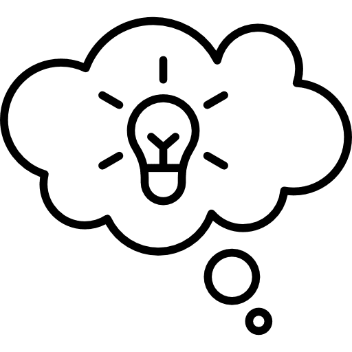 Idea illumination technology electric icon