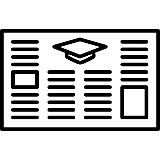 Newspaper newspaper journal news icon