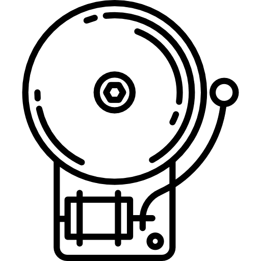 School bell alarm tools and utensils school bell icon