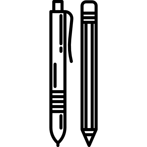 Writing tool writing tool pen school material icon