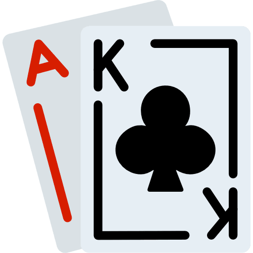 Poker gambling cards gaming icon