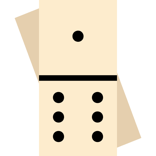 Domino gaming leisure game icon