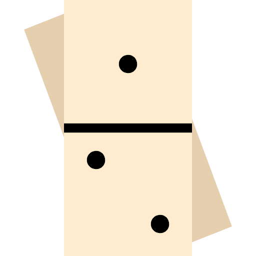 Domino leisure gaming game icon