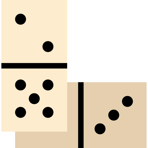 Domino leisure pieces domino icon