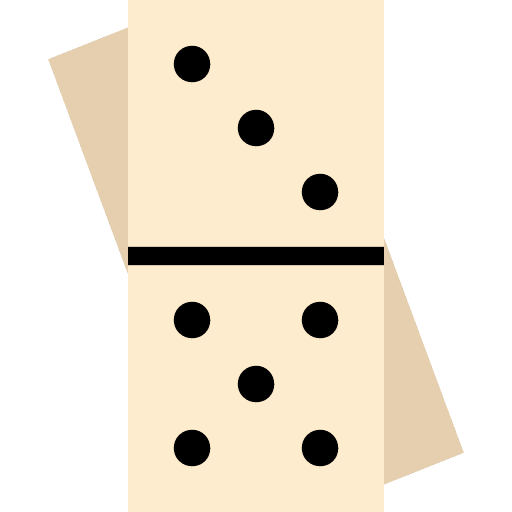 Domino leisure pieces game icon