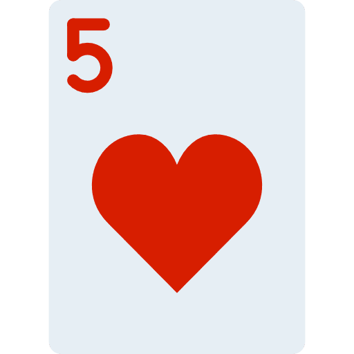 Poker cards gaming hearts icon