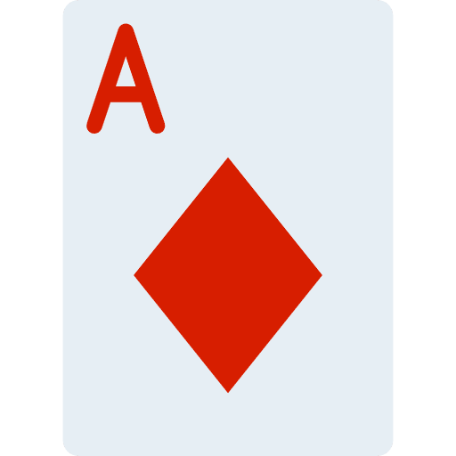 Poker bet gambling cards icon