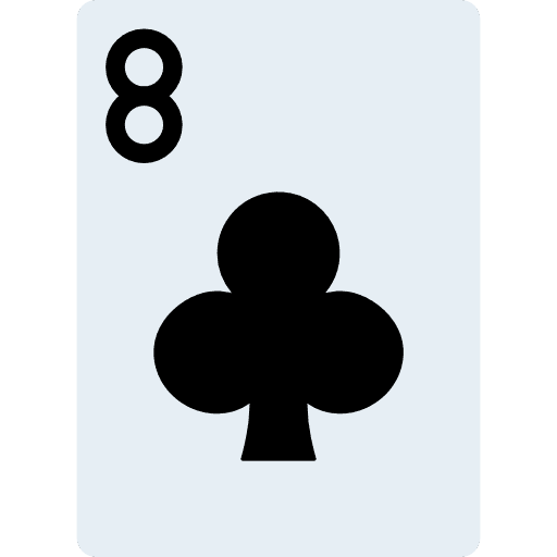 Poker gambling bet clubs icon