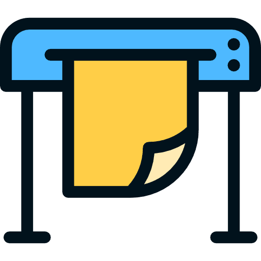 Printing art and design printing print icon