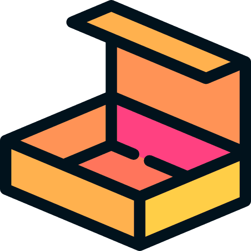 Open box open box storage boxes icon