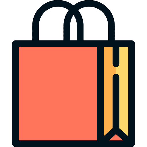 Shopping bag commerce shopping bag bags icon