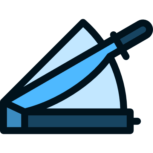 Blade papers knife blade icon