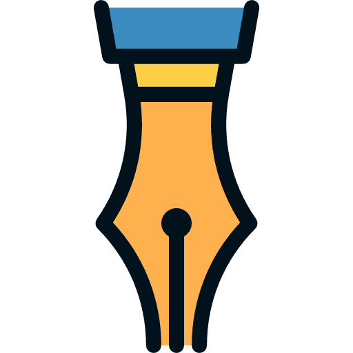 Writer edit writing school material icon