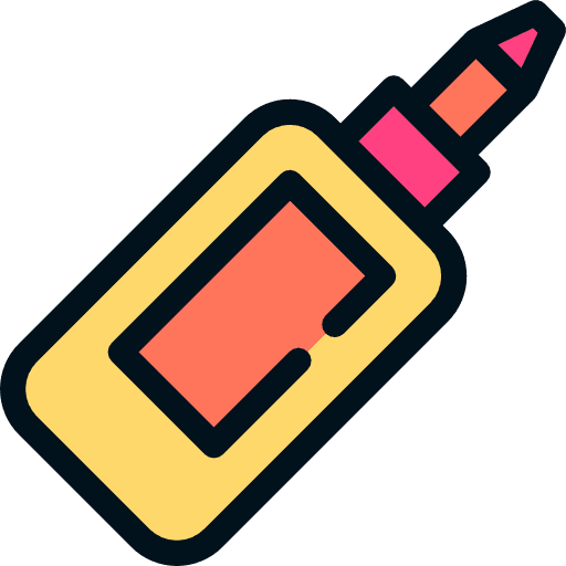 Crafts paste attachment attach icon