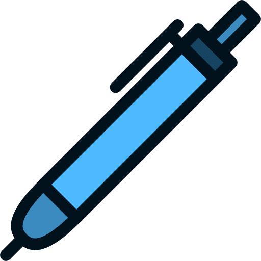 Office material pencil write school material icon