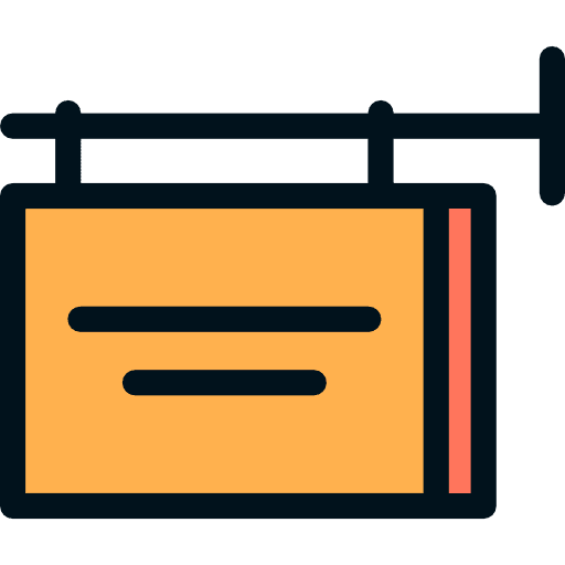 Advertisement interface announcer poster icon