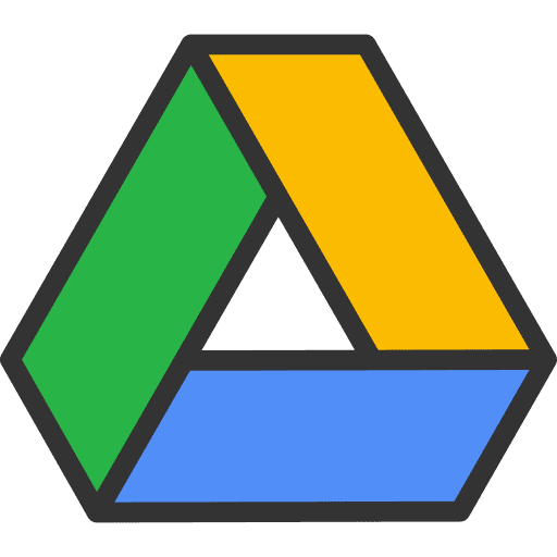 Drive logo google networking icon