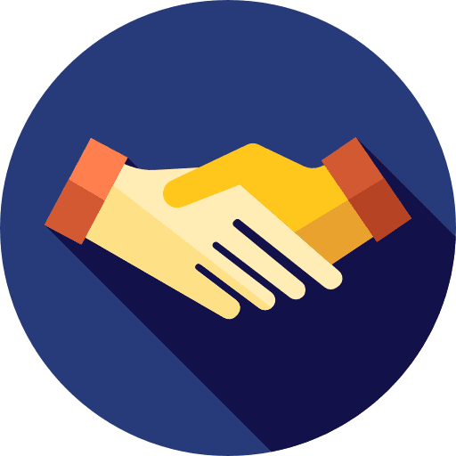 Hand shake cooperation shake hands hand shake icon