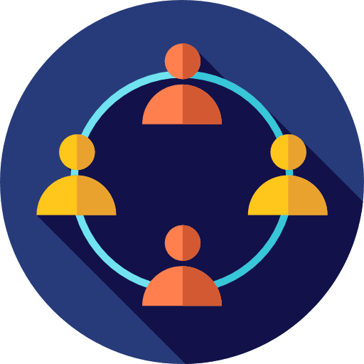 Team men seo and web team icon