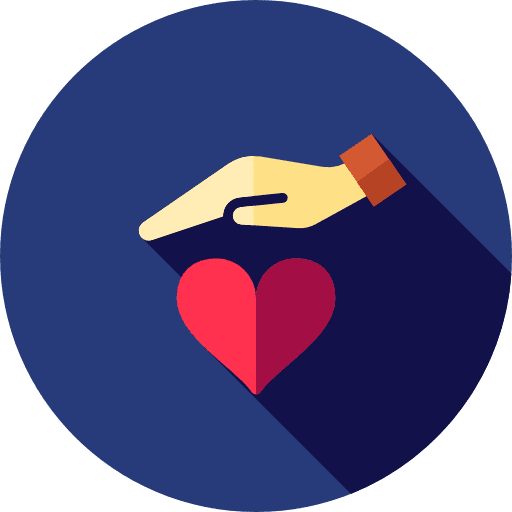 Care health care charity business icon