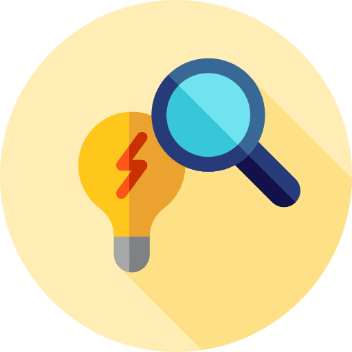 Search loupe seo and web detective icon