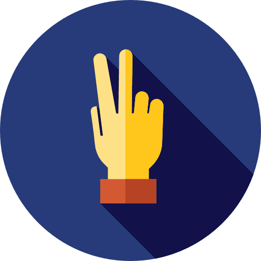 Victory hands and gestures gesture gestures icon
