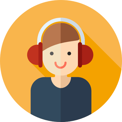 Dj profession user professions and jobs icon