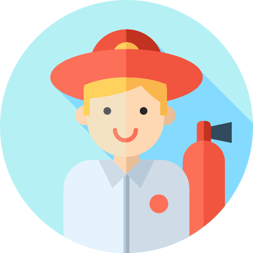 Firefighter jobs professions and jobs user icon