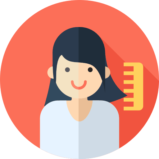 Hairdresser professions and jobs avatar user icon