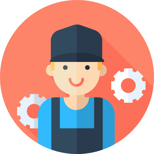 Mechanic professions and jobs mechanic jobs icon