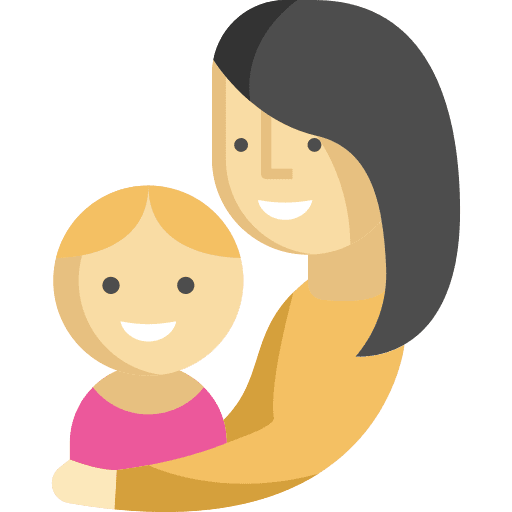 Embrace people motherhood mother icon