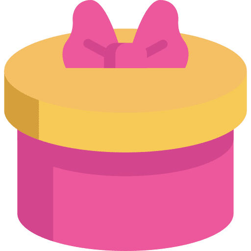 Gift gift birthday and party birthday icon