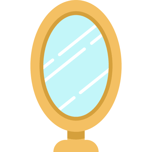 Mirror makeup beauty salon fashion icon