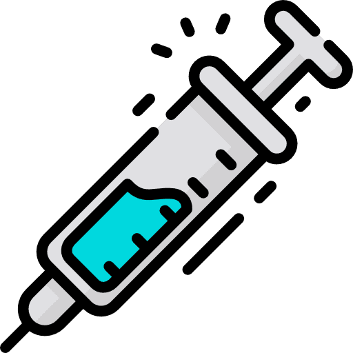 Syringe medical doctor drugs icon