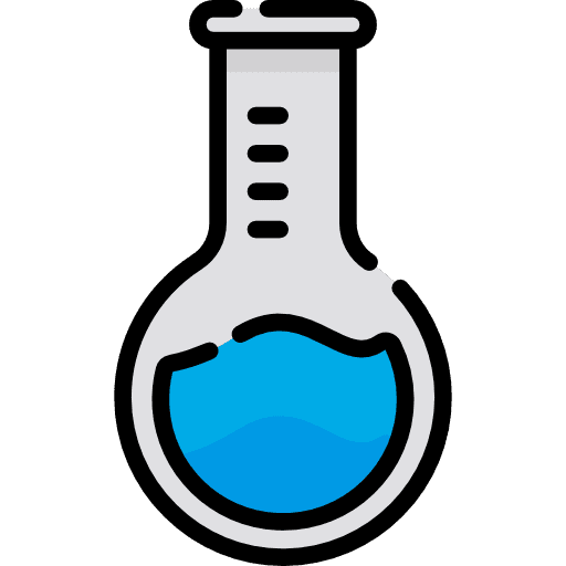 Flask chemistry education test tube icon