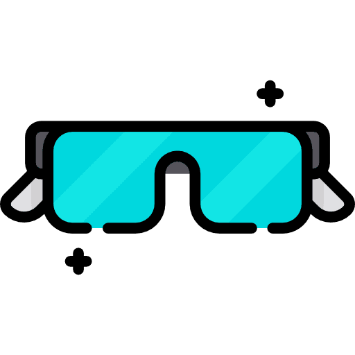 Glasses rectangular vision glass icon