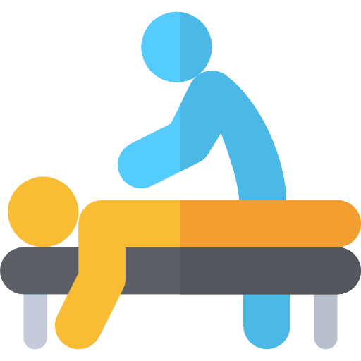 Massage treatments body massage icon