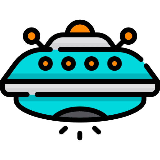 Ufo ufo transport alien icon