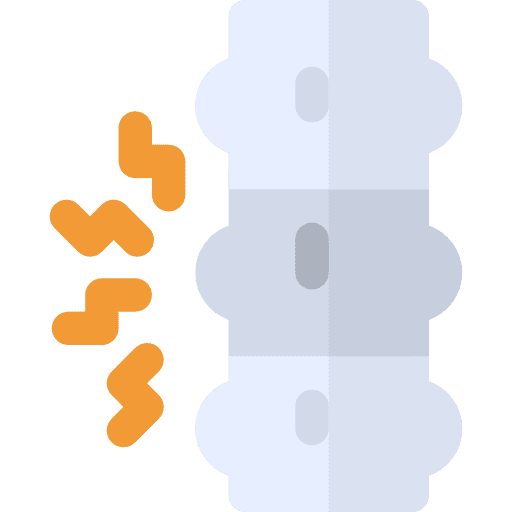 Chiropractic healthcare and medical physiotherapy chiropractic icon