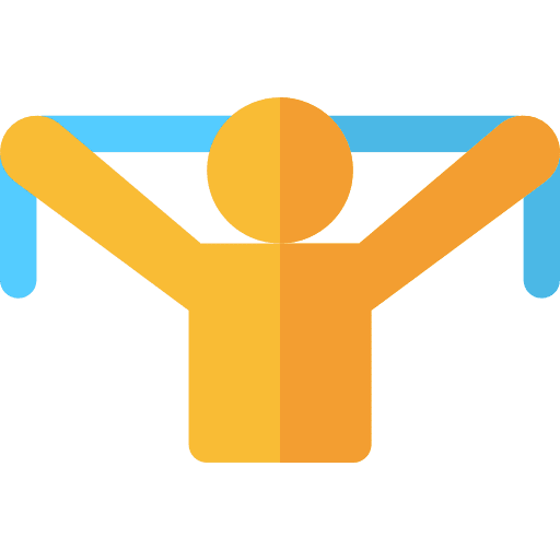 Rehabilitation physiotherapy healthcare and medical injury icon