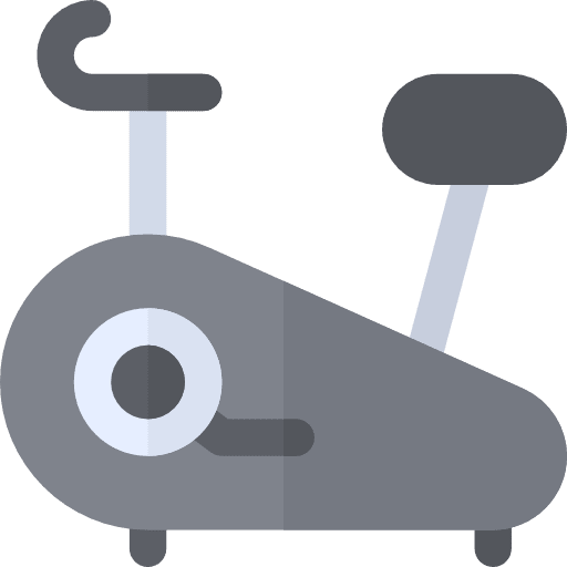 Stationary bike stationary bike sports healthcare and medical icon