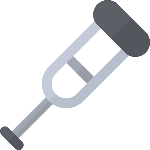 Crutch crutches tools and utensils injury icon