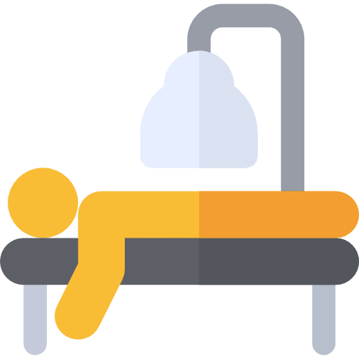 Infrared people physiotherapy therapy icon