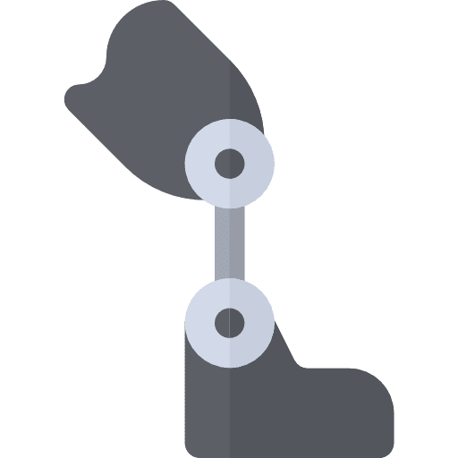 Prosthesis electronics hospital medicine icon