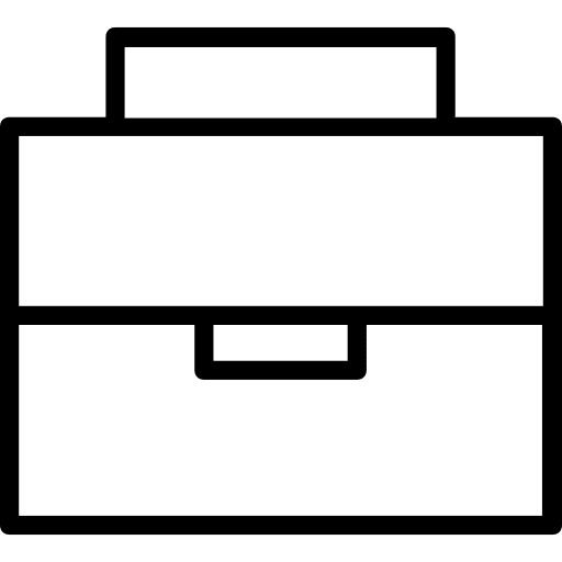 Briefcase suitcase bag briefcase icon