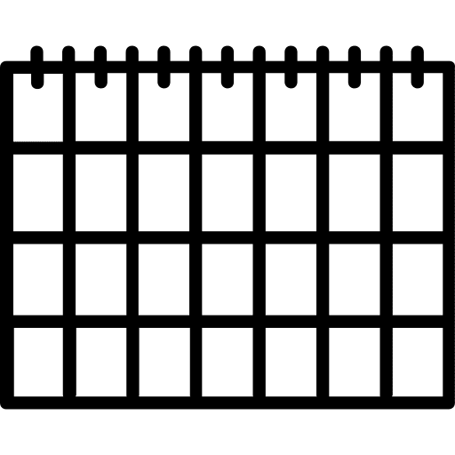 Calendar calendars time schedule icon