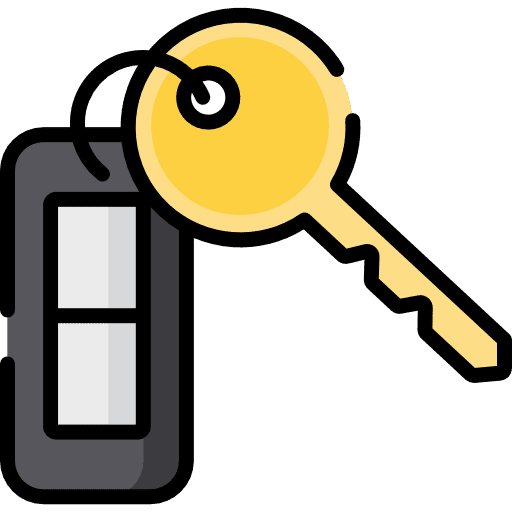 Car key keys transportation car icon