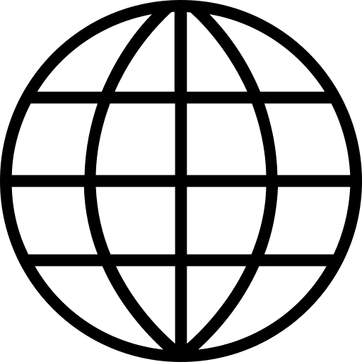 Internet world networking earth globe icon